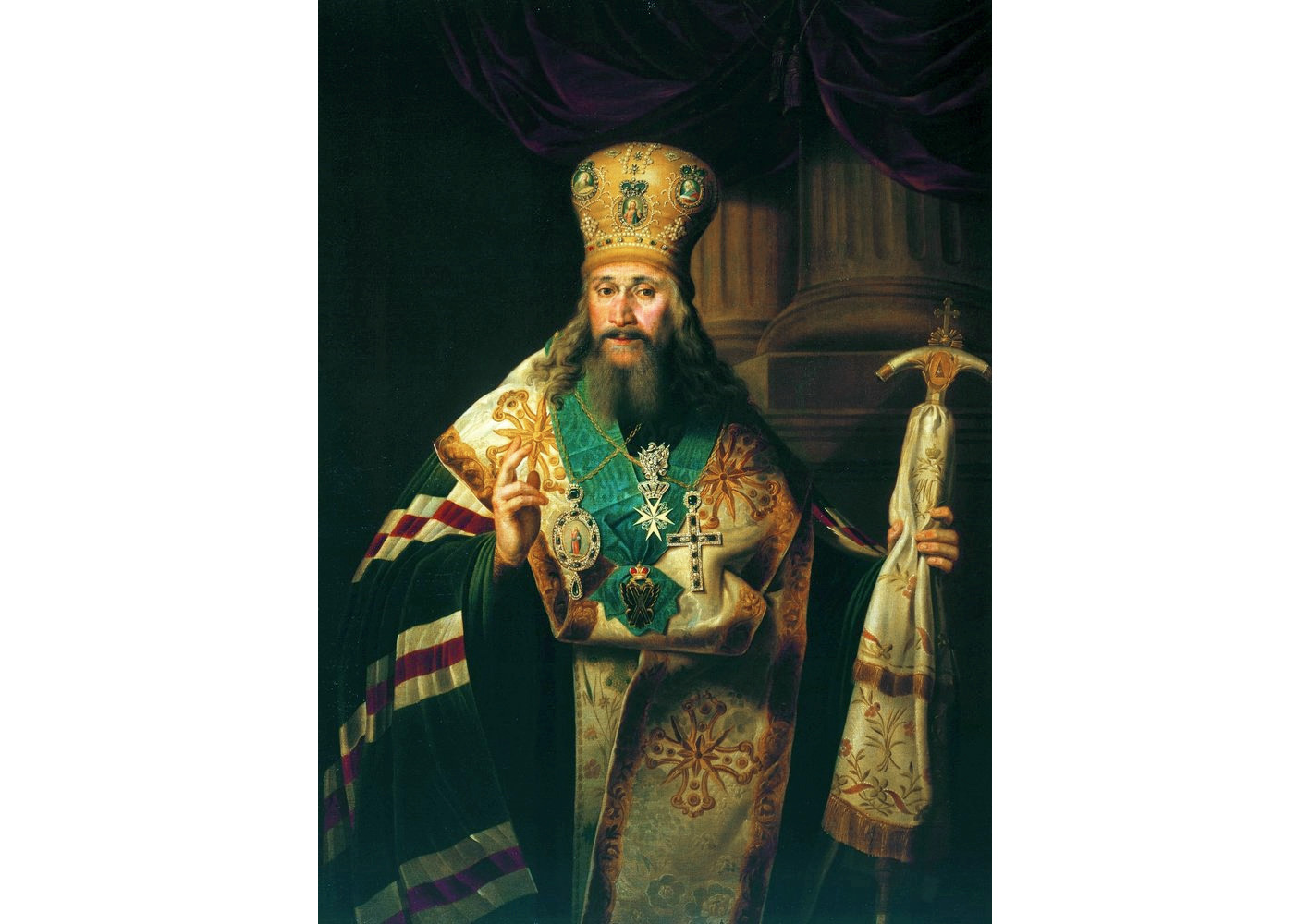 Боровиковский портрет митрополита деснитского