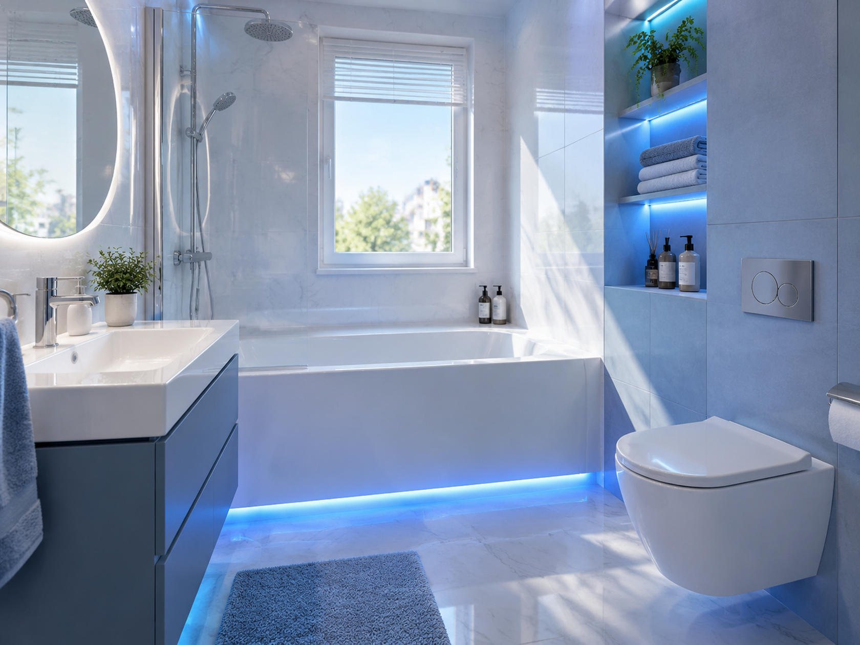 LED-лента для ванной