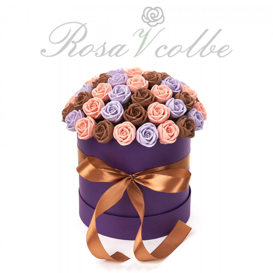 Букет из шоколадных роз