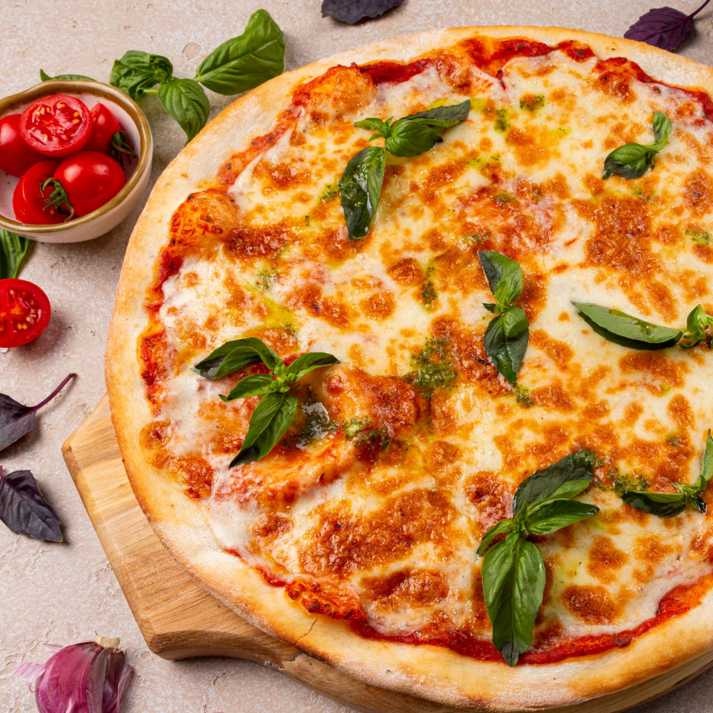 тонкая пицца маргарита рецепт фото 23