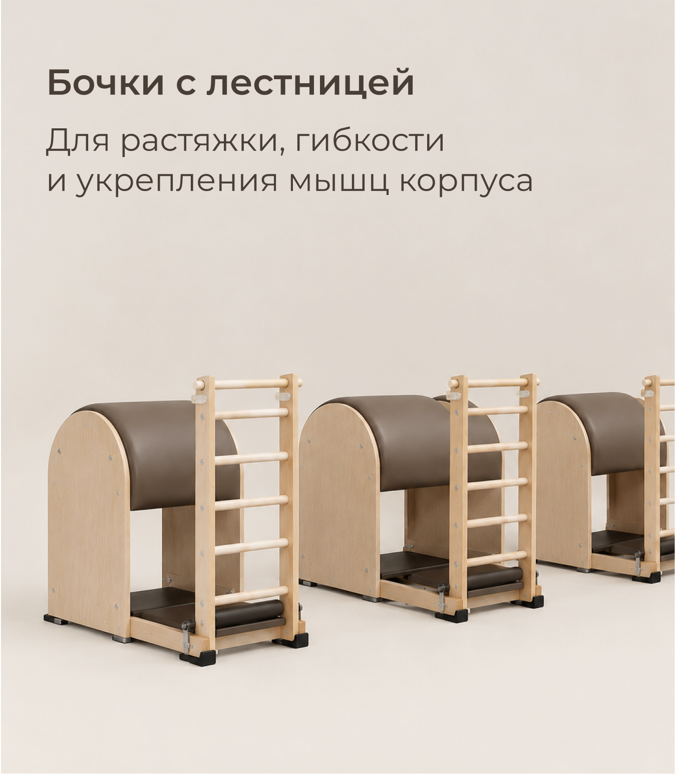 Бочки с лестницей