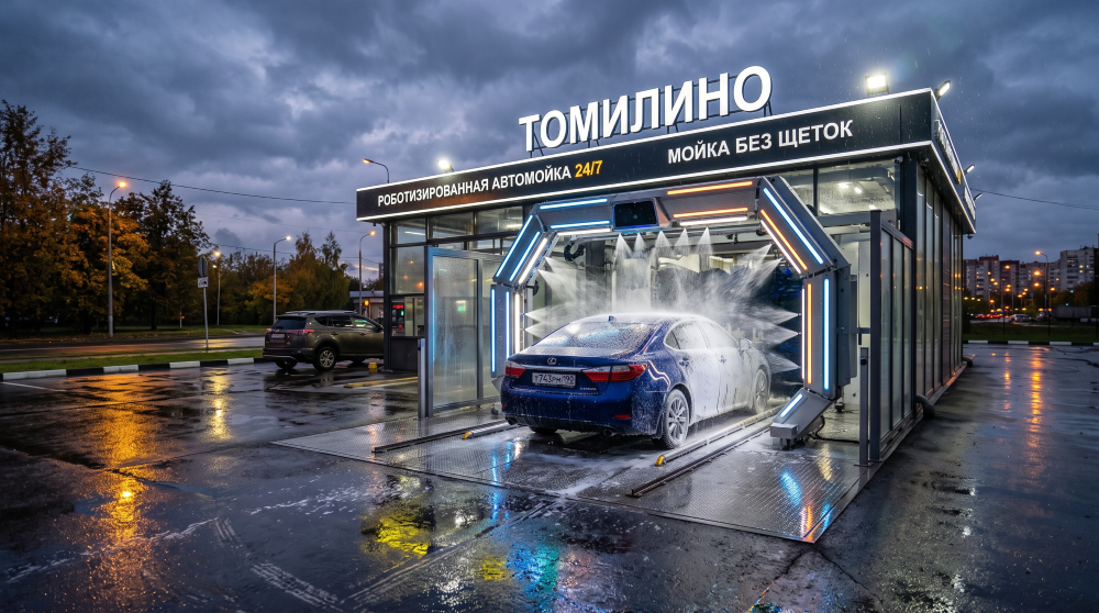 В Томилино робот мойка без щеток официальный сайт