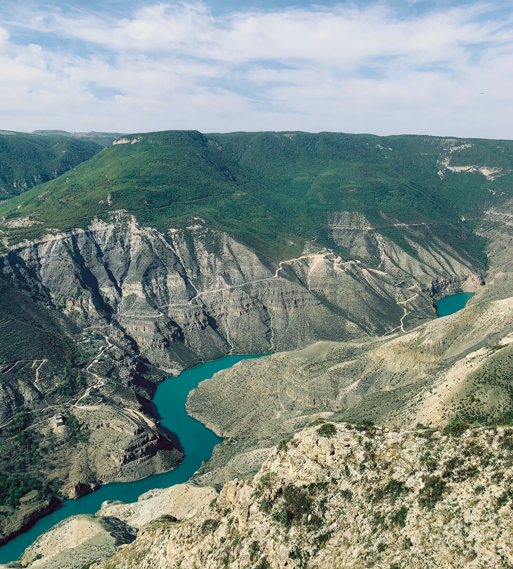 Сулакский каньон в Дагестане