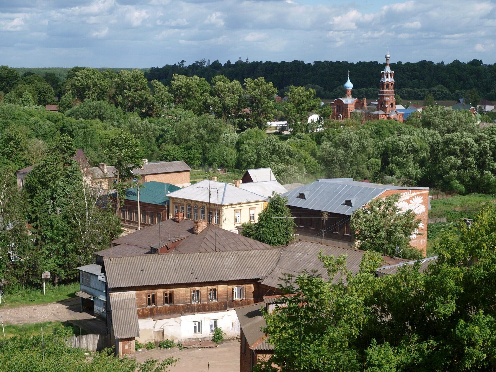 Боровск: вид с городского вала