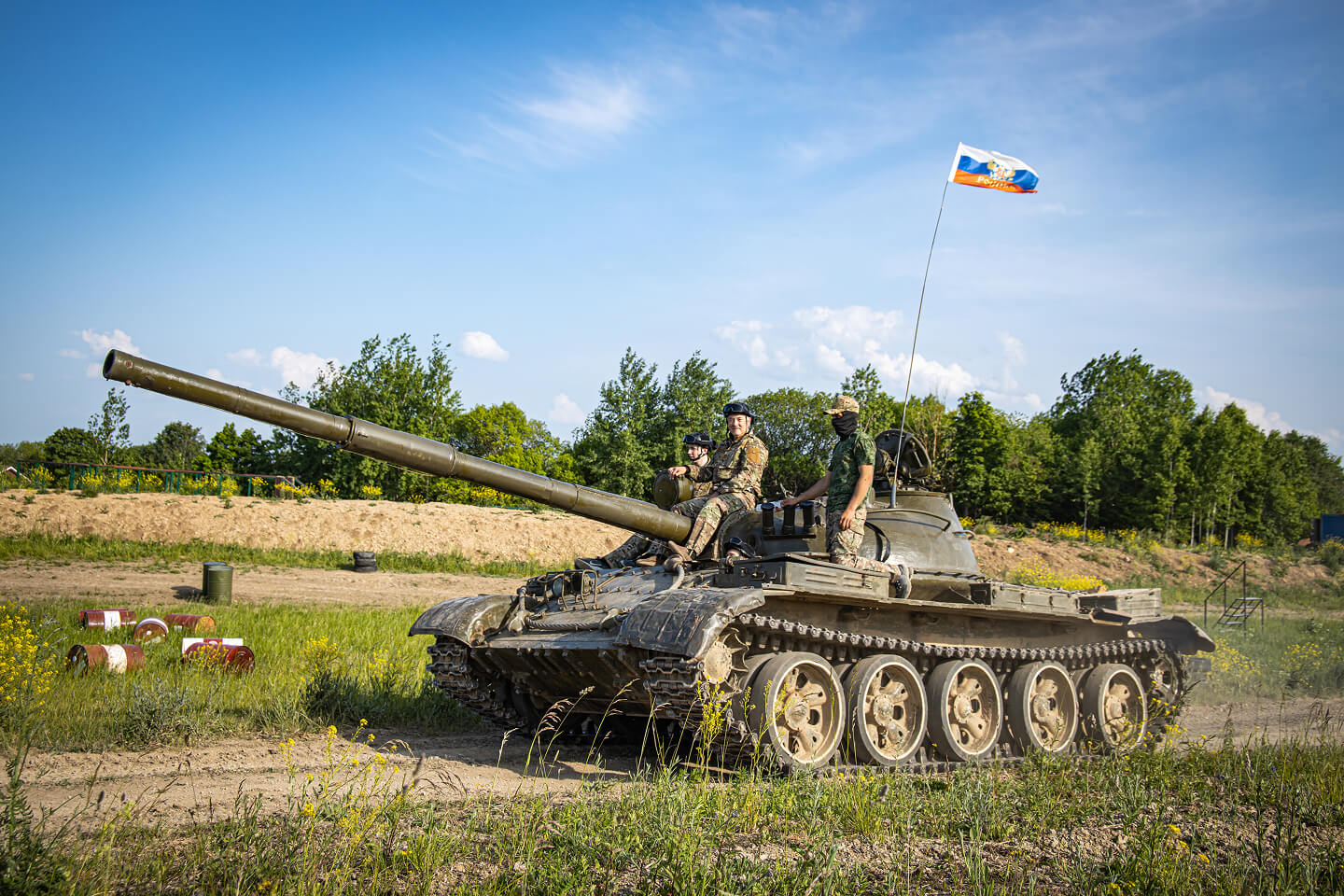 Катание на танке Т-62