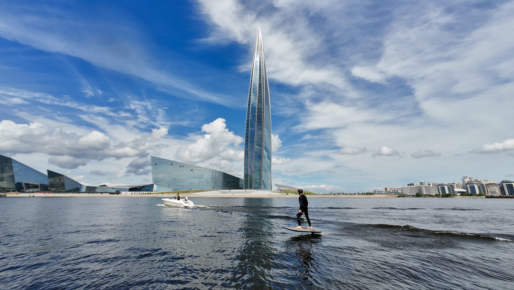 Электрофойл EFOiL прокат СПб парк 300 летия Лахта центр