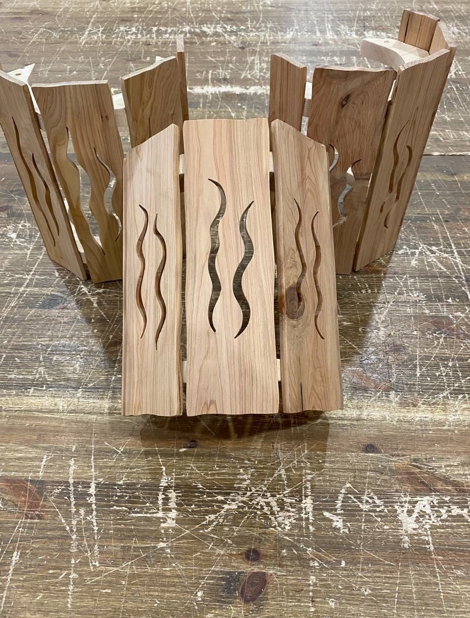 Абажур для бани из можжевельника