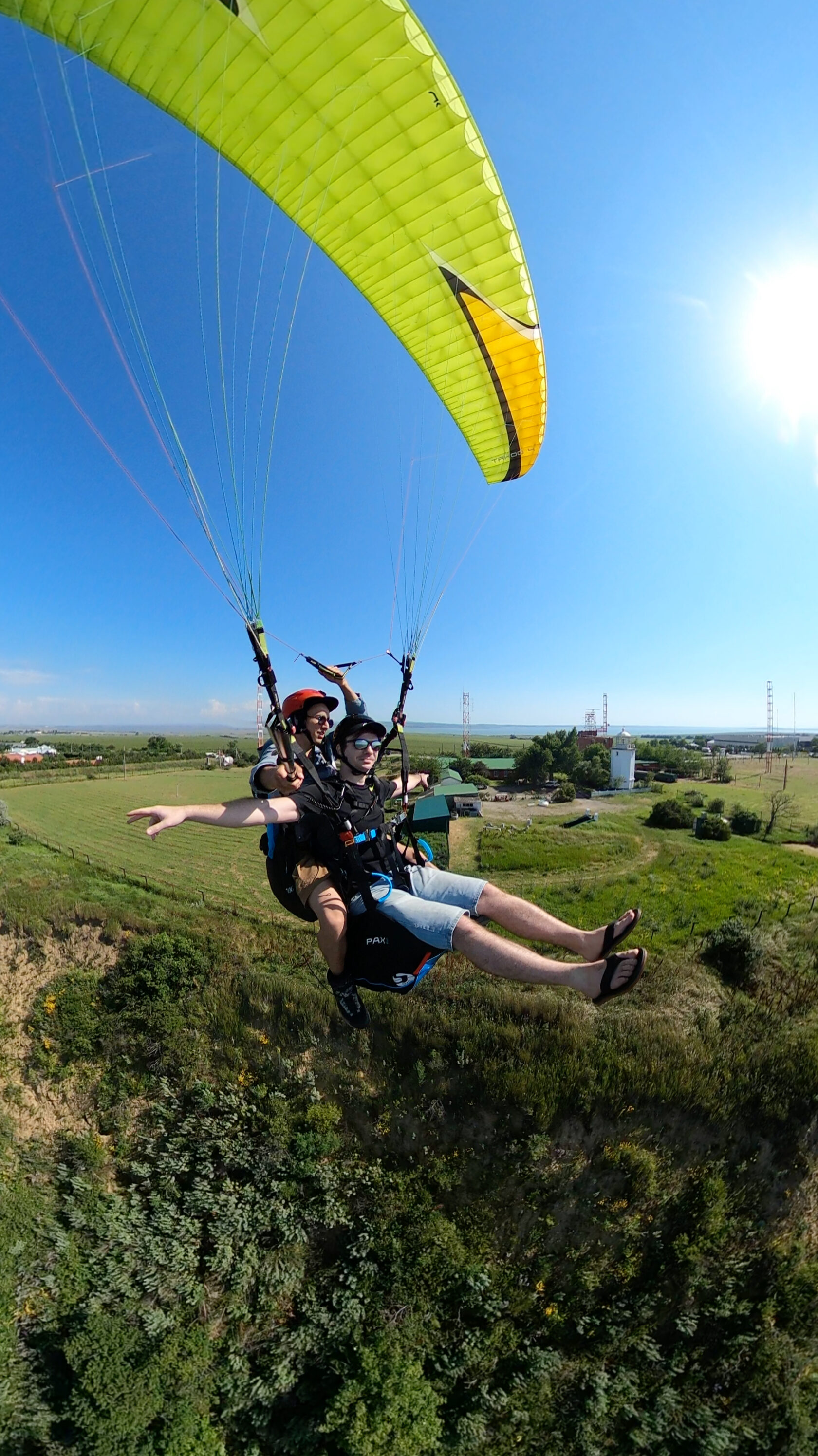 Полеты на параплане голубиная