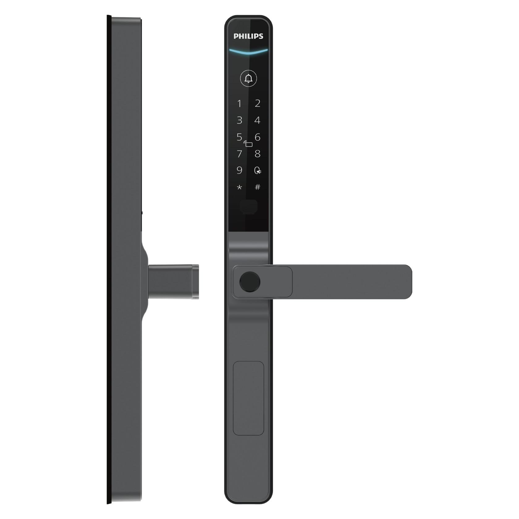 Philips DDL611S-5HBS — умный замок для пластиковых и алюминиевых