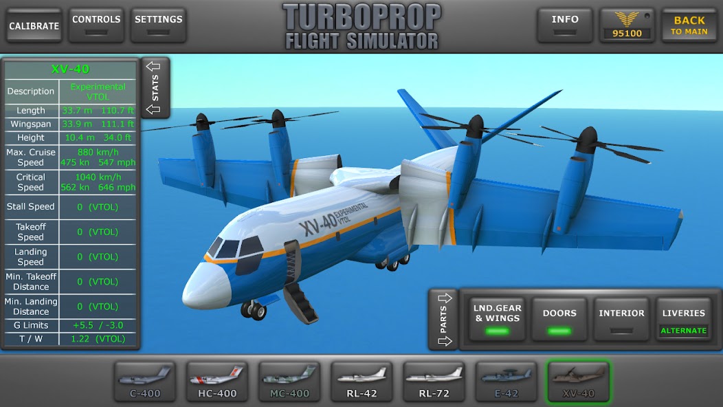 Turboprop Flight Simulator игра про самолёты на телефон