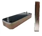 Теплообменник ГВС Baxi, Fondital Minorka, Protherm Lynx, 166 мм, 12 пл., аналог