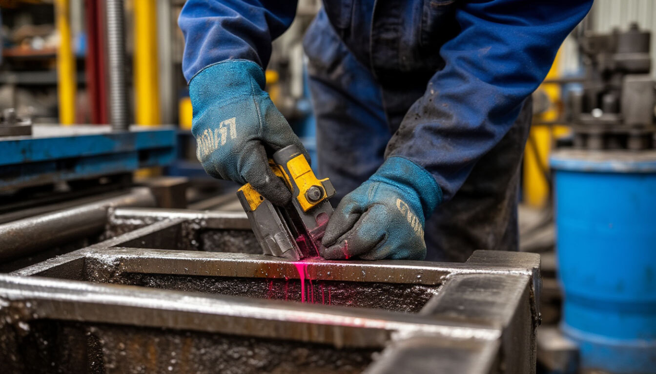 Цветная дефектоскопия сварных швов гост