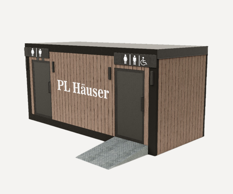 Автономные уличные туалетные модули для парка