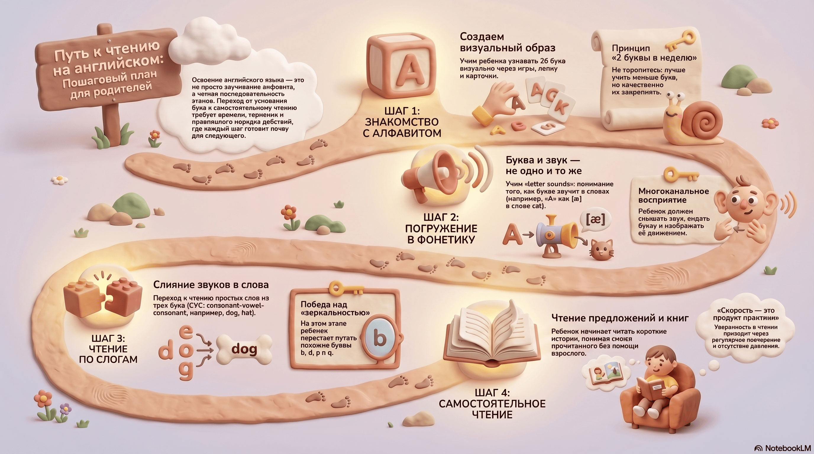 Путь от алфавита к чтению
