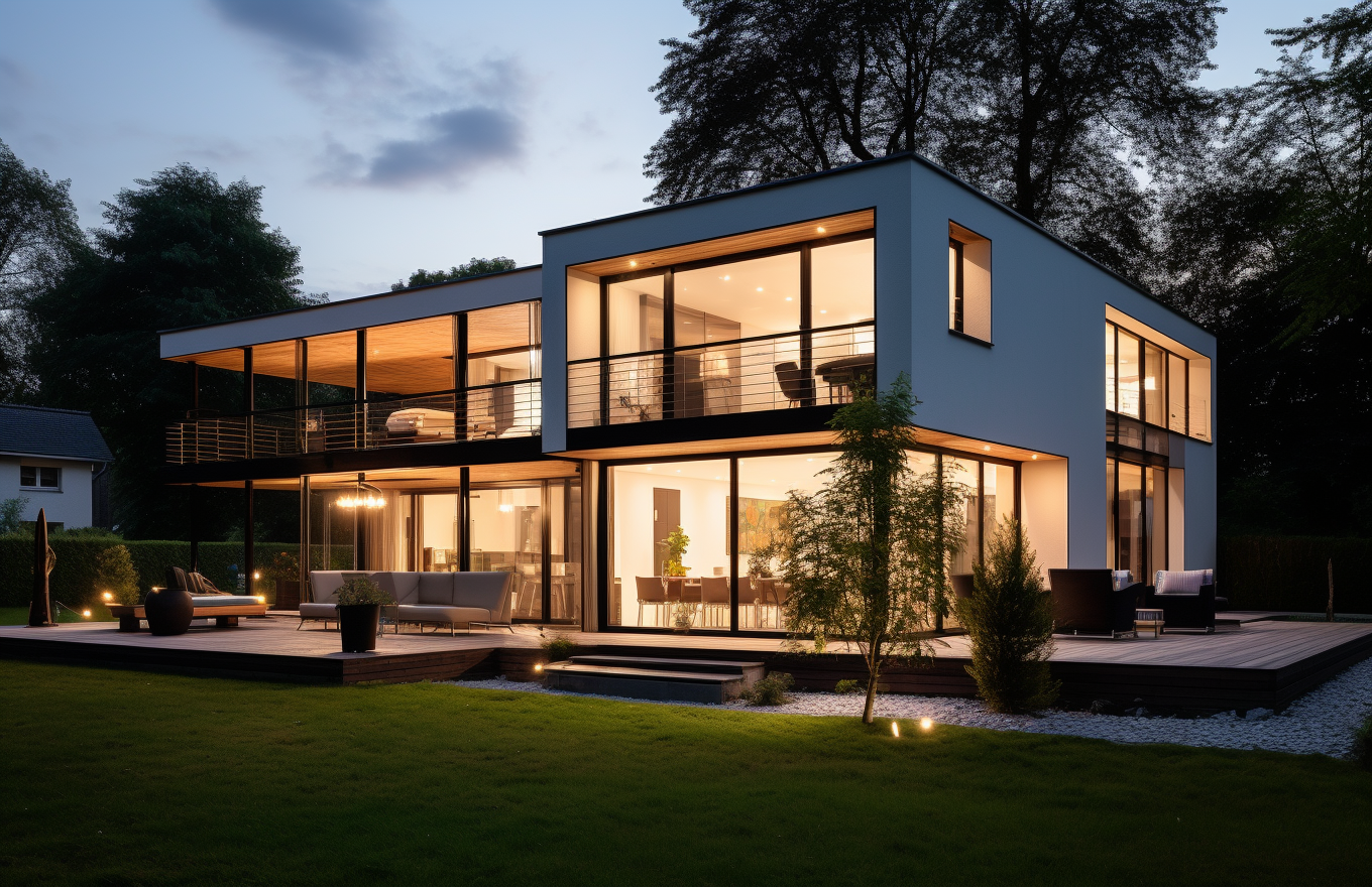 современные загородные дома