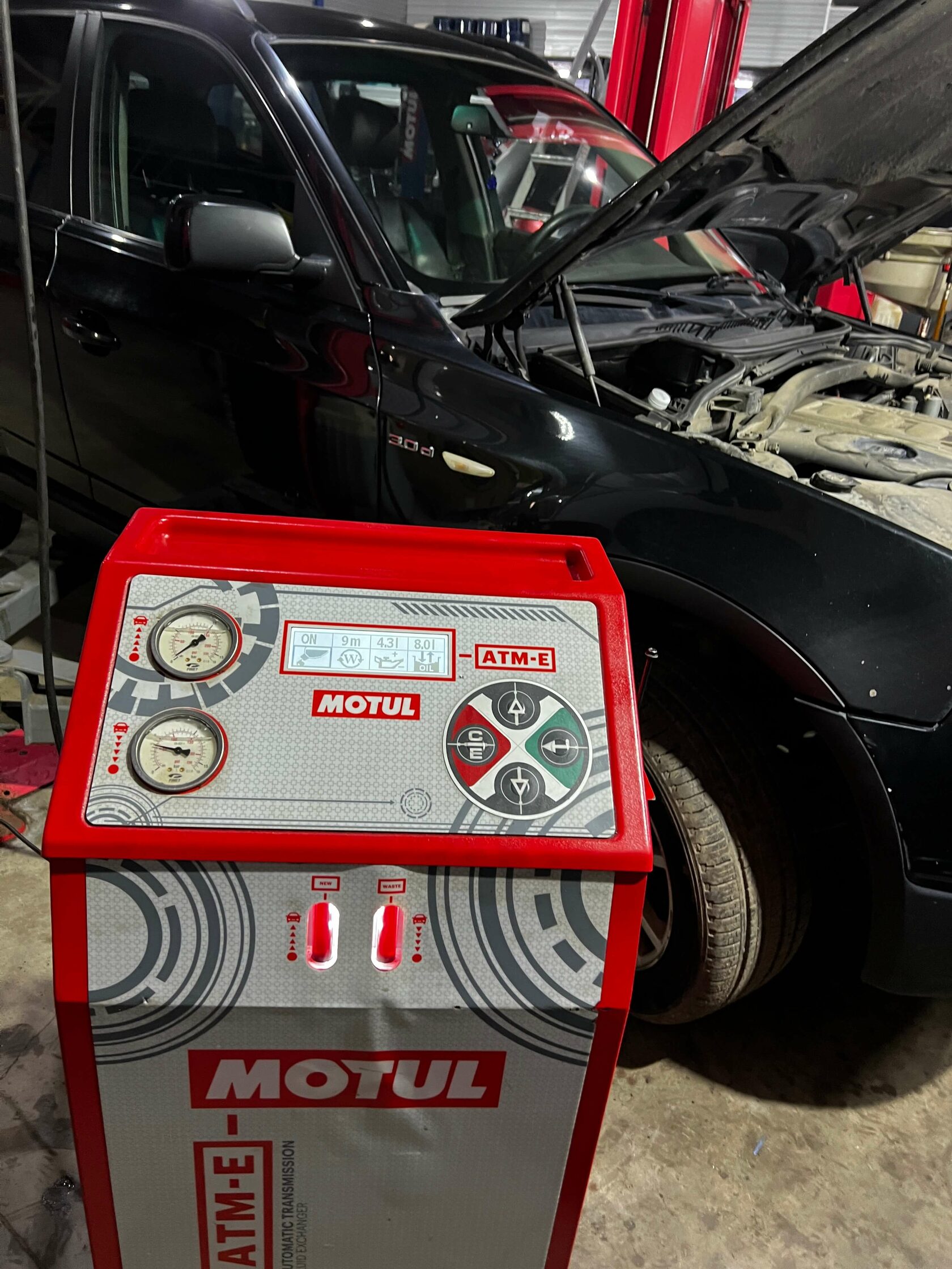 Чистое масло после замены