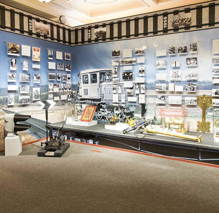 Экспозиция музея, посвященная Забайкалью в 20 веке