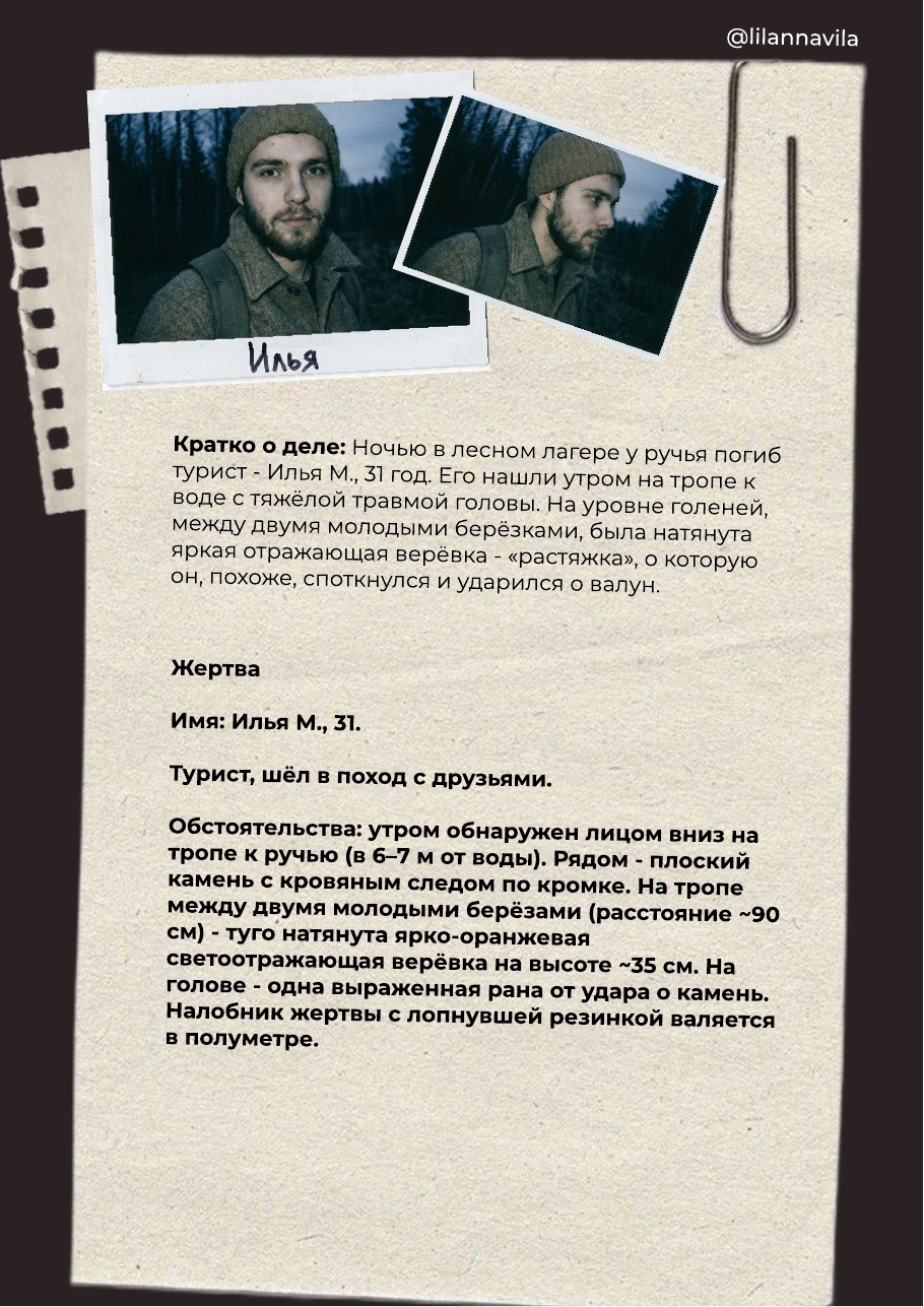 Материалы дела «Струна над тропой»
