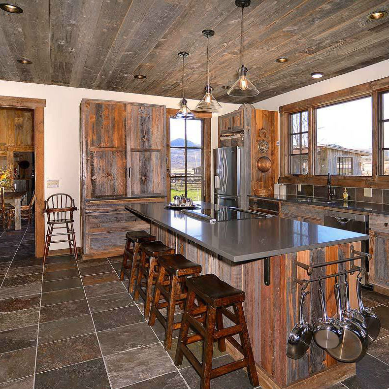  Barnwood Kitchen Cabinets 