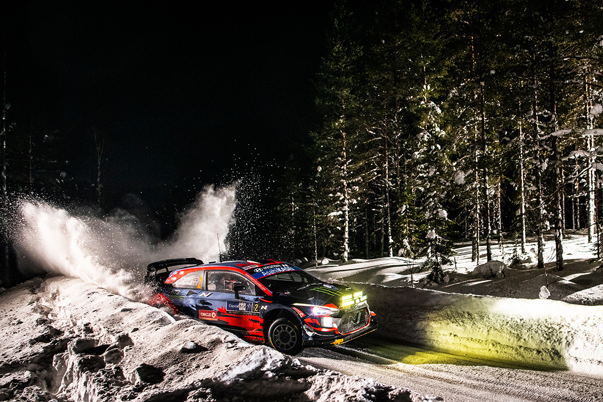 Оливер Сольберг и Себастьян Маршалл, Hyundai i20 Coupe WRC, Arctic Rally Finland 2021