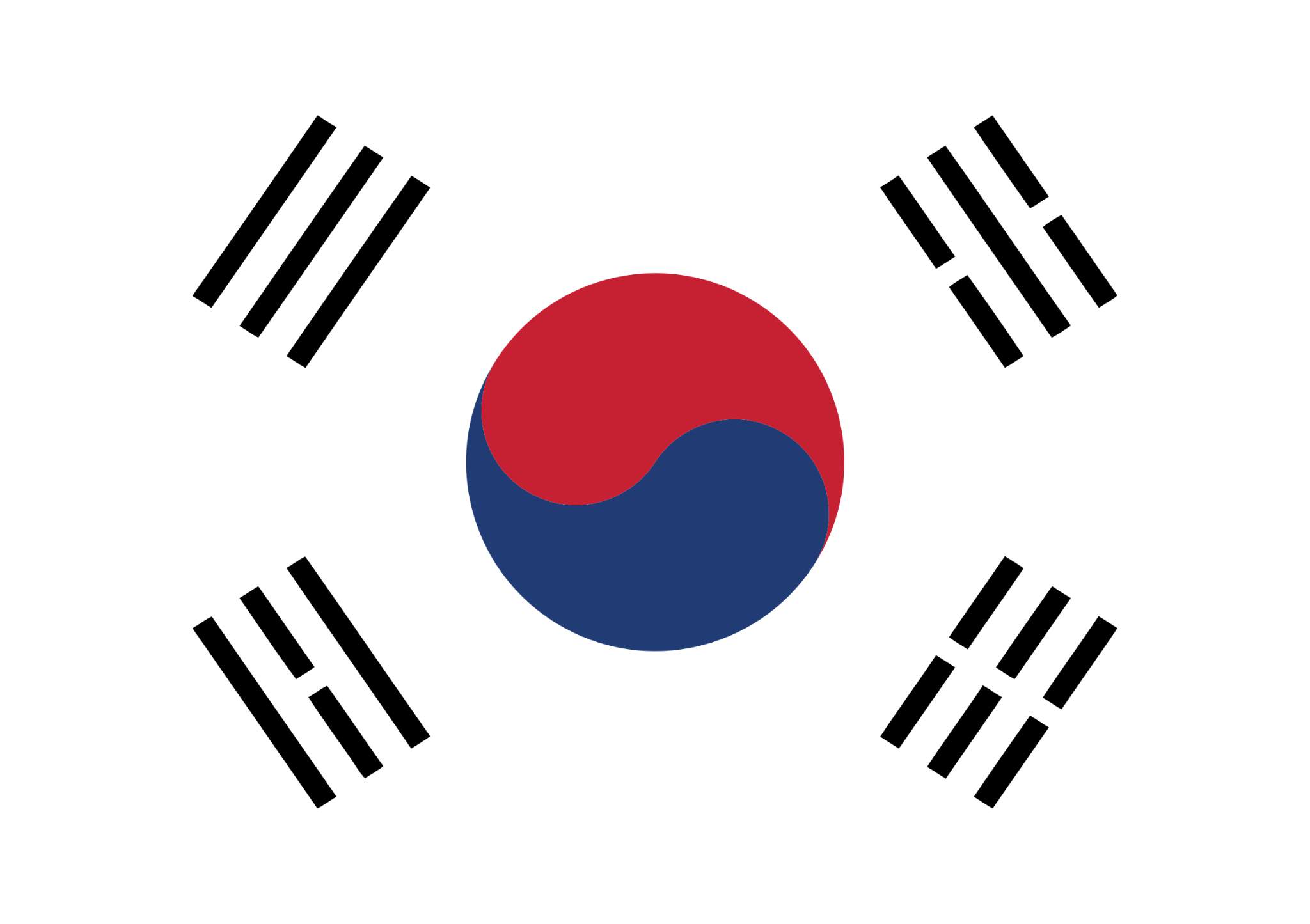 Корейский флаг Южной Кореи