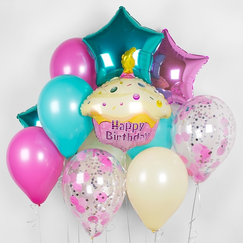 Купить шары в москве недорого с доставкой. Шары с днем рождения. С днём рождения шары воздушные. Шары на день рождения девочке. Модные воздушные шары.