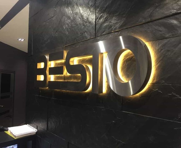 Производство и установка объемных букв из металла