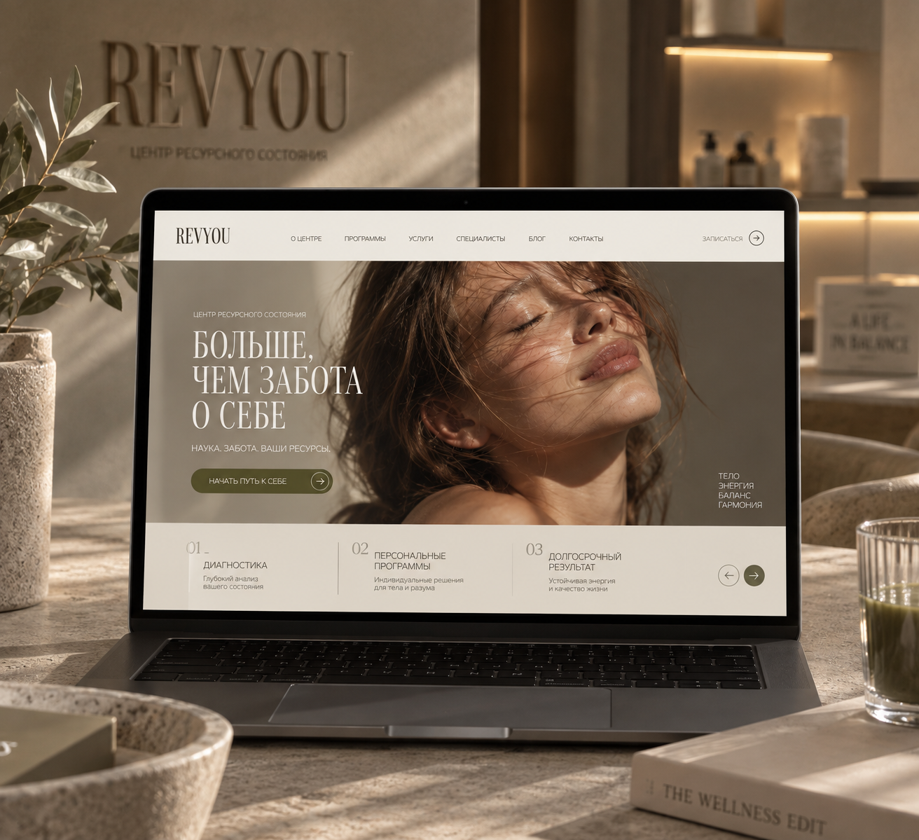Сайт REVYOU и digital-коммуникации