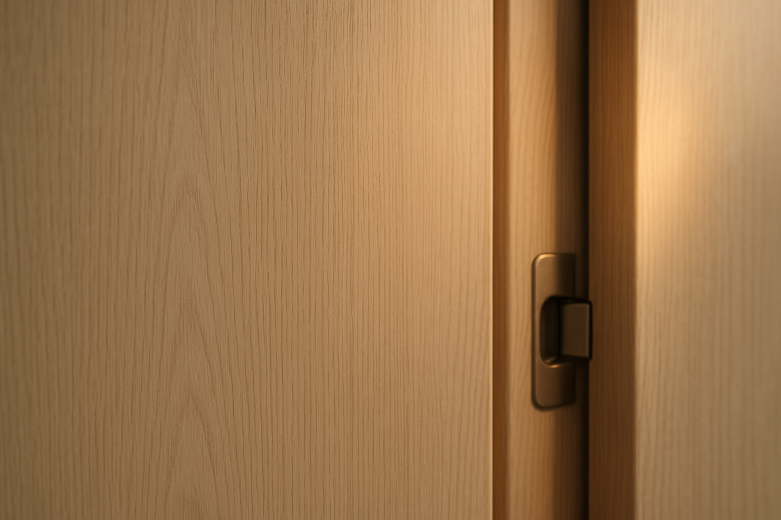 Крупный план белёного дуба с матовой текстурой и мягким тёплым светом