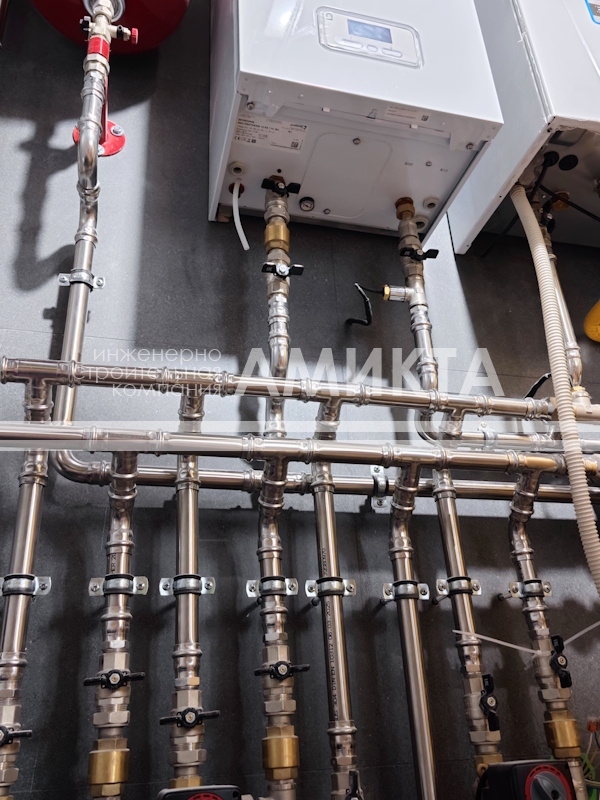 Монтаж стальных труб отопления: надежность нержавеющей стали в обвязке котельных