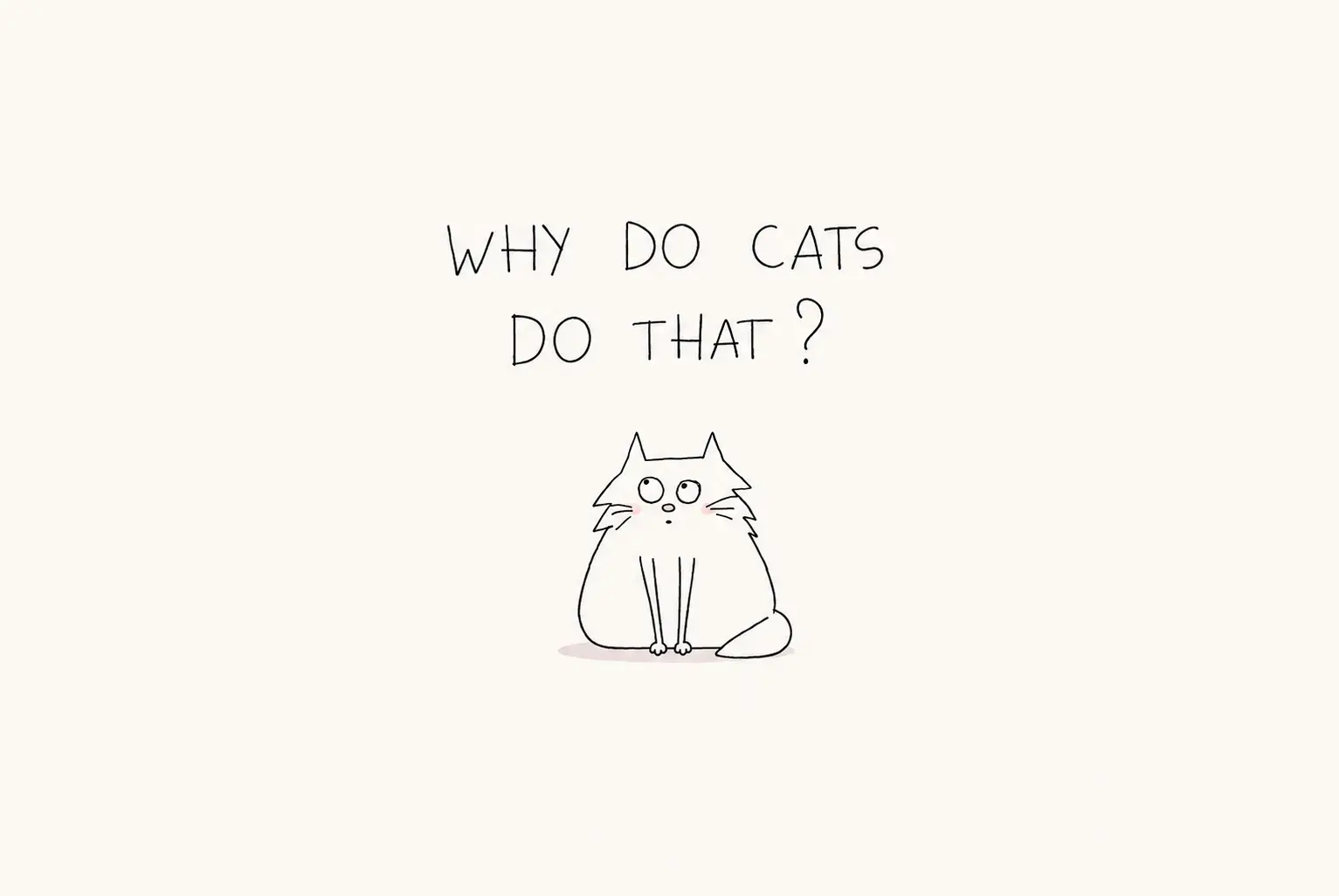 Why Do Cats Act So Weird?