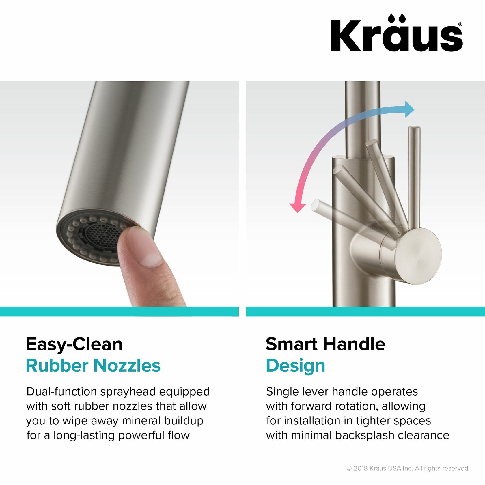 Кухонный смеситель Kraus KPF-2620SFS - изображение 11