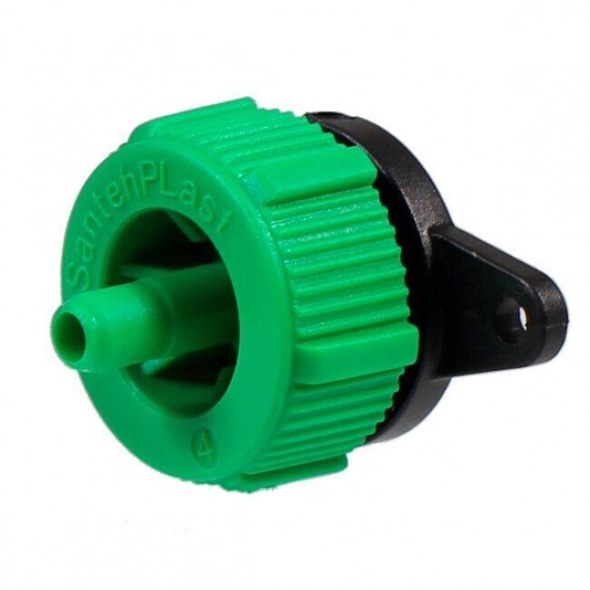 набор компенсированных капельниц от водопровода (уп. капельница нерегулируемая компенсированная разборная. капельница компенсированная разборная, 1/4", синяя, 8л/ч. компенсированная капельница разборная 2л. угол для микротрубки irritec.