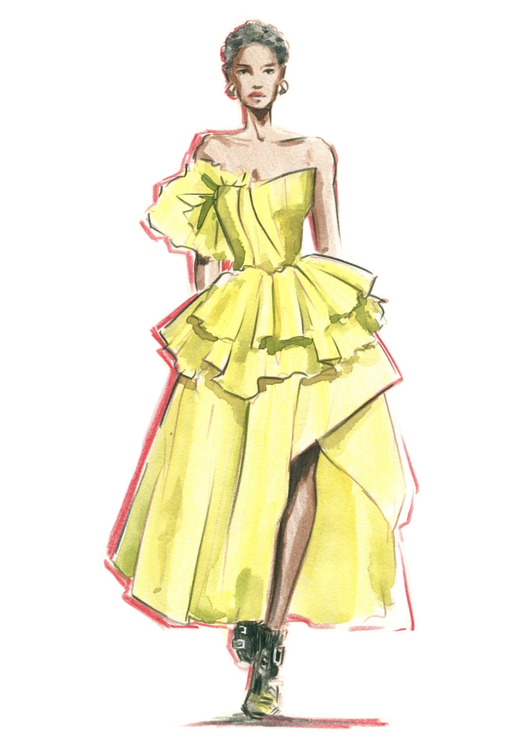Free mini-course| Fashion illustration. From beginner to professional ...