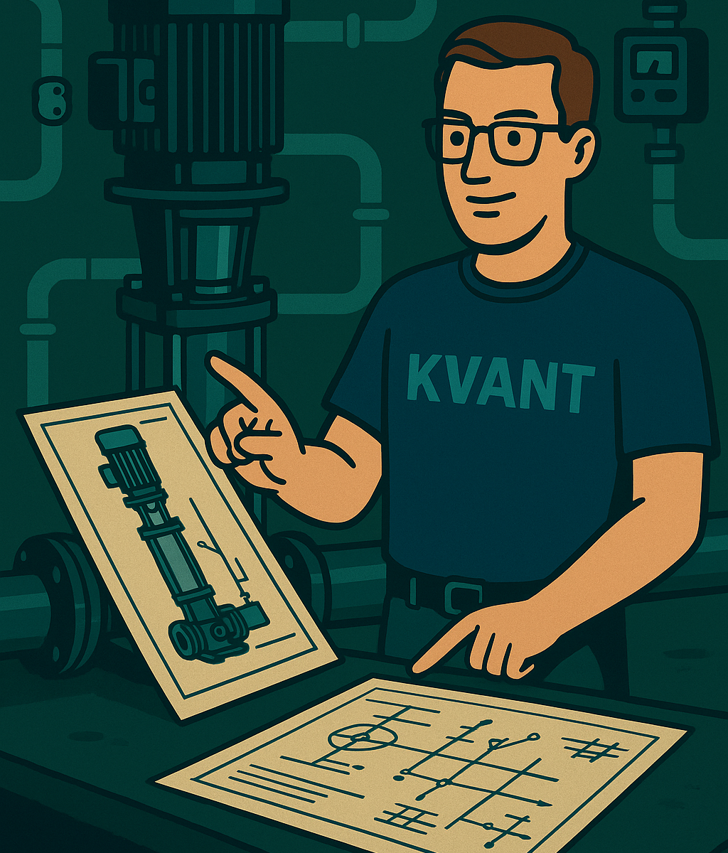 Вертикальный насос KVANT