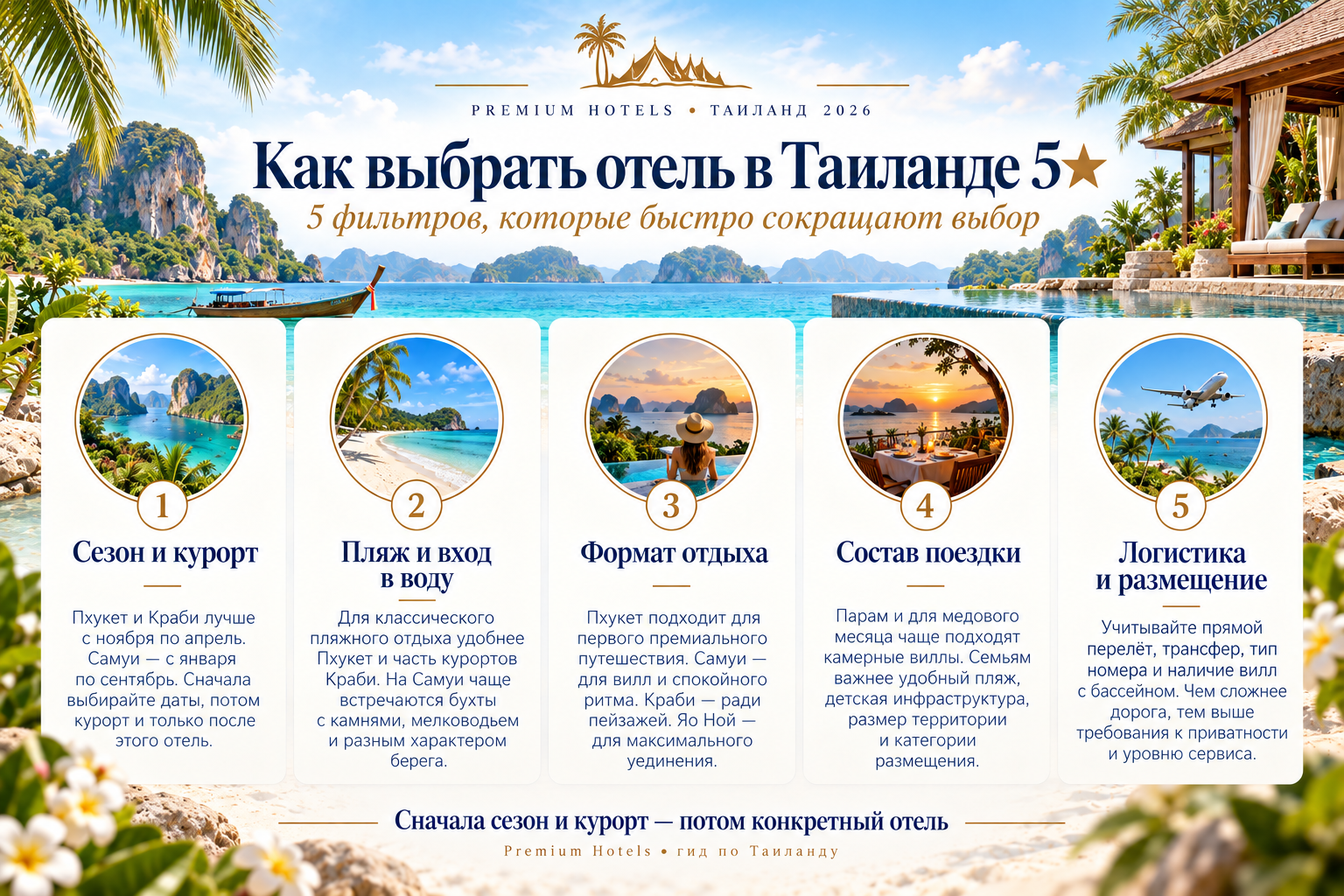 Как выбрать отель в Таиланде 5 звезд