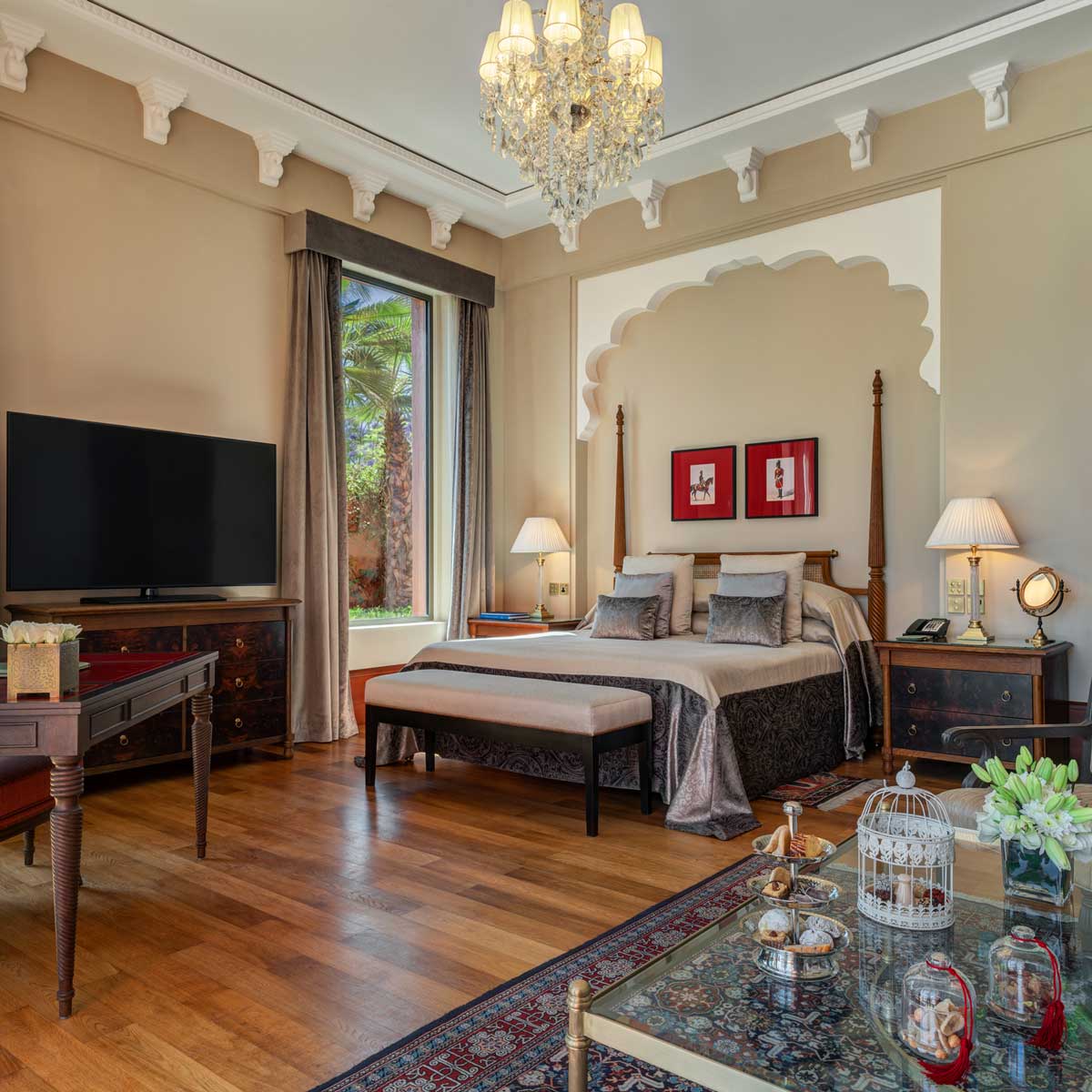 На фото: отель The Oberoi Marrakech в Марракеше, Марокко