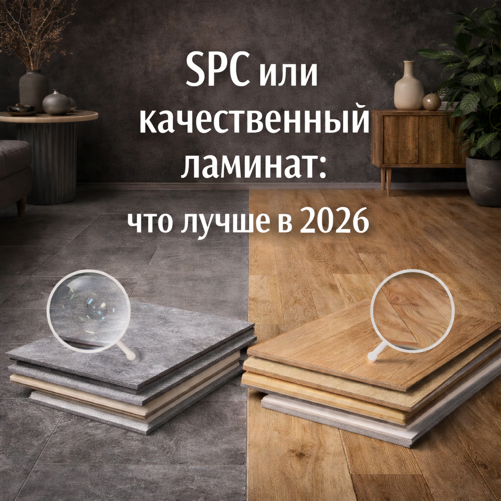 Что лучше для квартиры: SPC или влагостойкий ламинат 33 класса. Подбор покрытия в СПб/ЛО от Parket Brothers