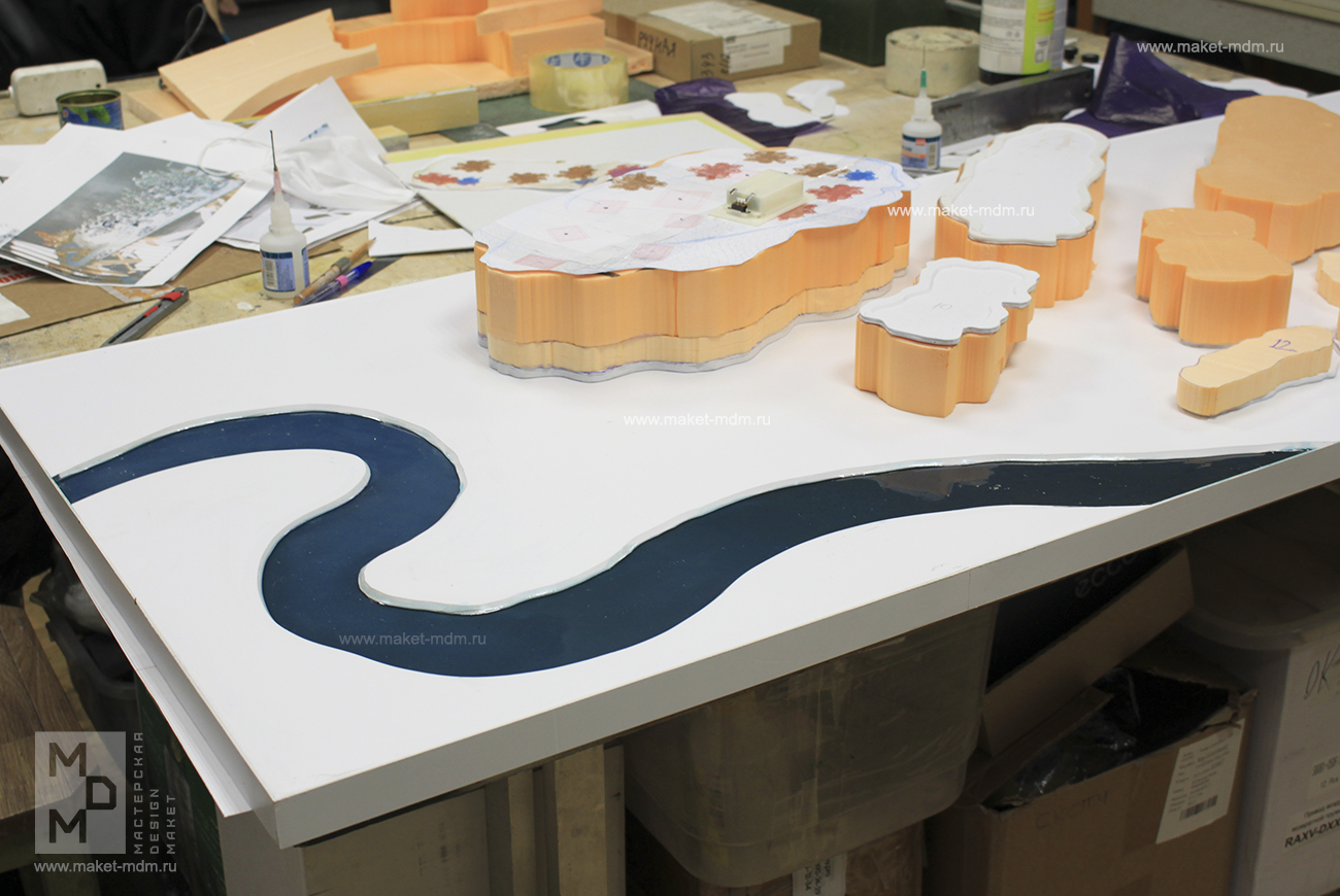 макет облачный полк ТЮЗ