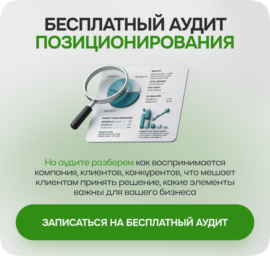 Бесплатный аудит позиционирования
