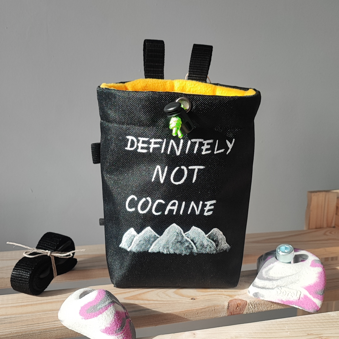 Rock climbing chalk bag