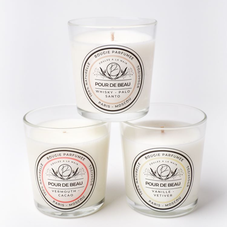 свечи из стекла