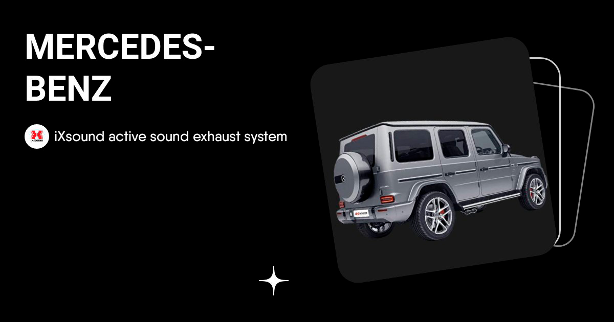 Luxurious transformation of a Mercedes-Benz with IXsound!