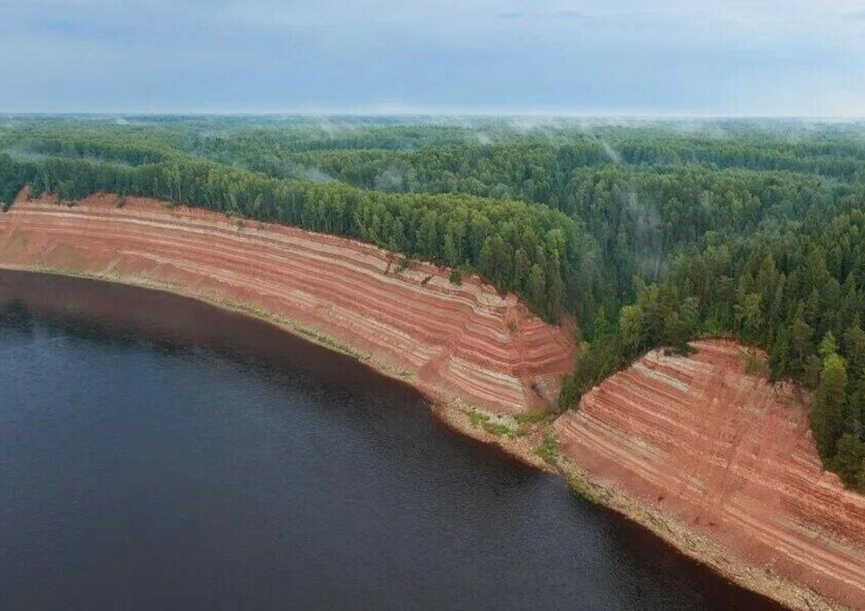 Сухона высокий берег