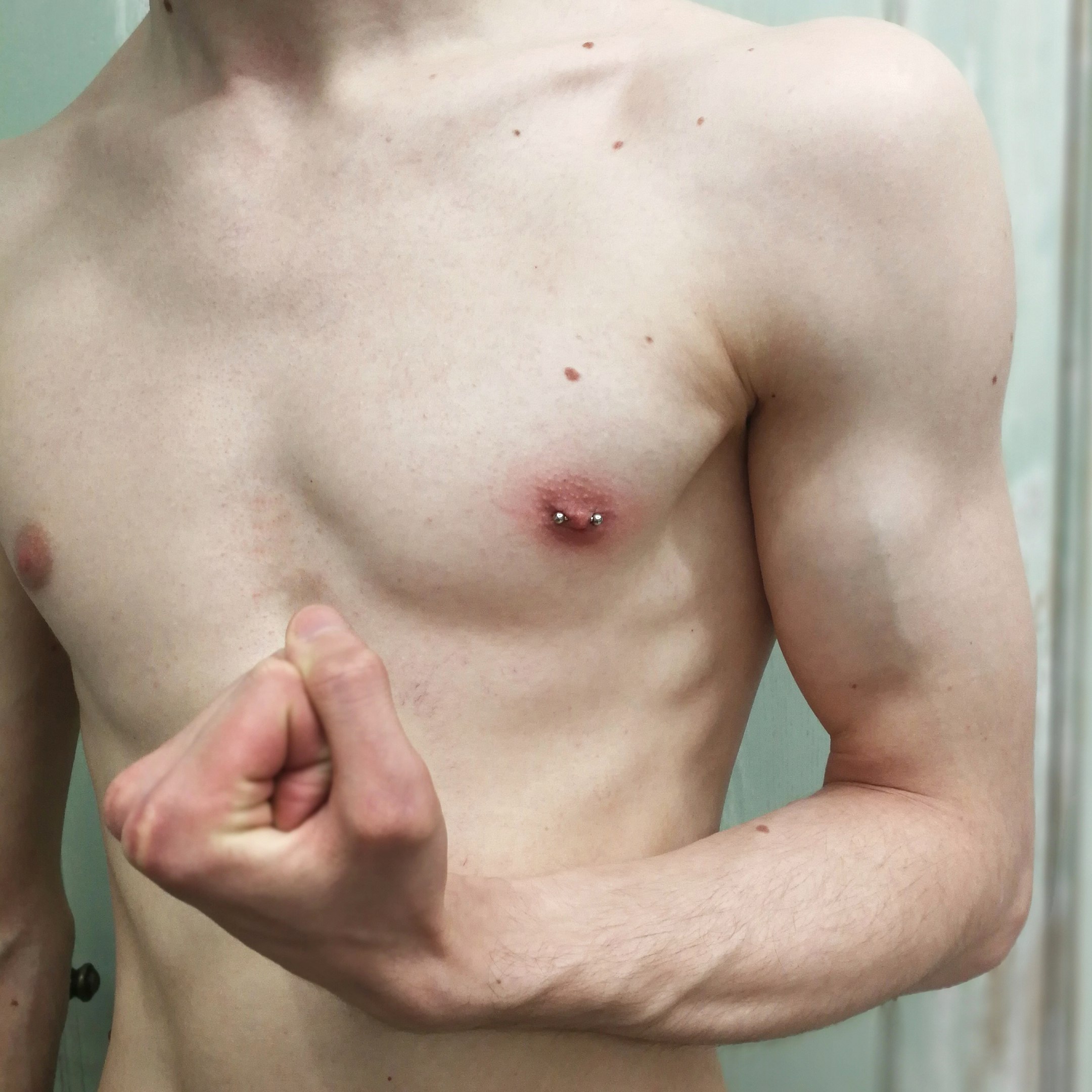 пирсинг груди у мужчин (119) фото