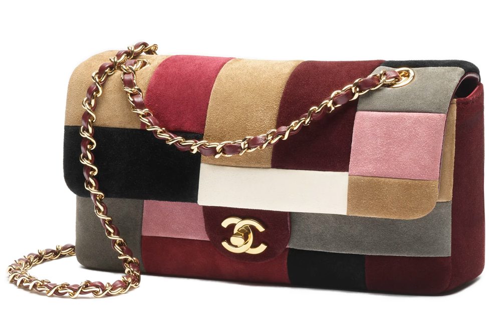 Chanel Suede Patchwrok Flap