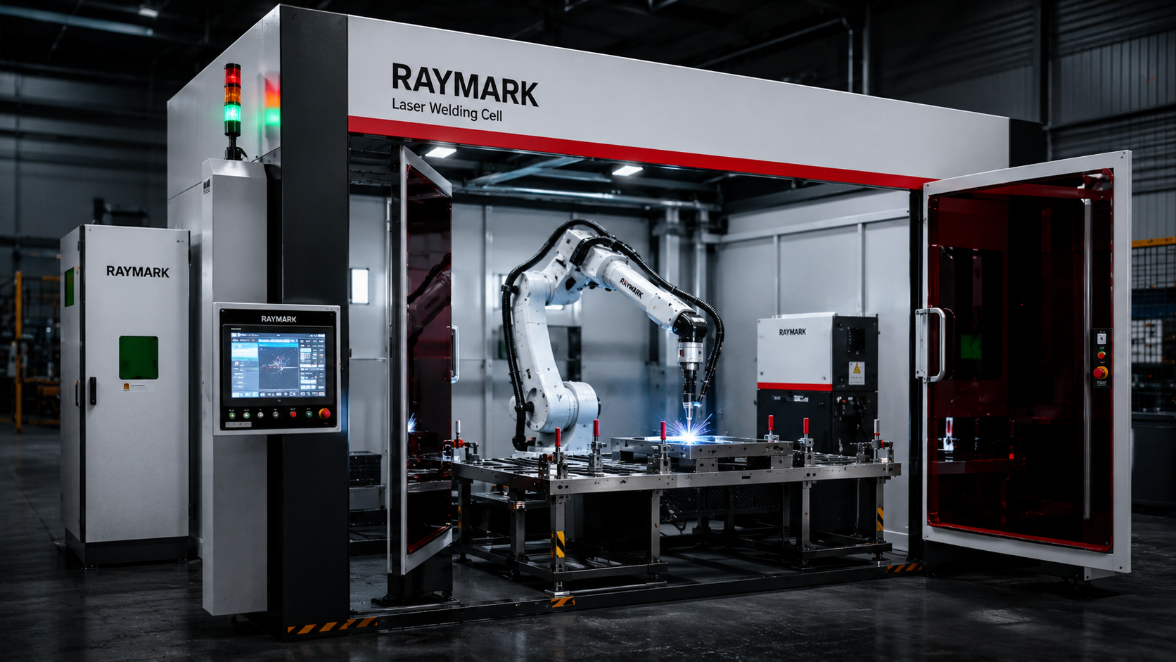 Роботизированная ячейка лазерной сварки Raymark