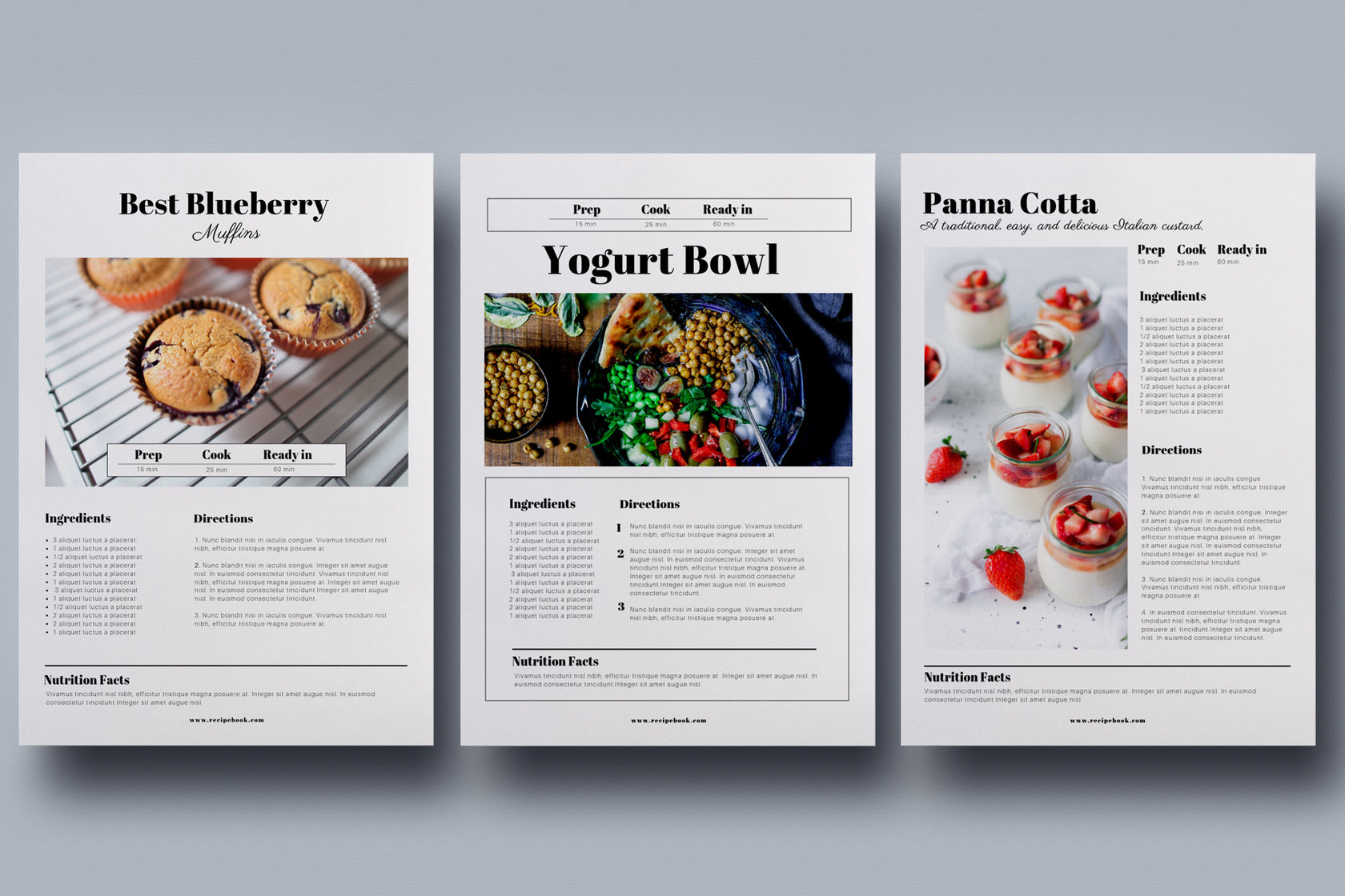 Recipe Book Canva Template