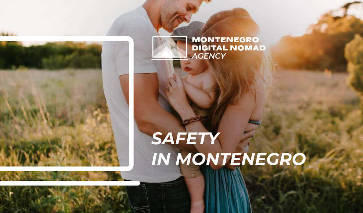 Safety in Montenegro - Family hugging each other in nature