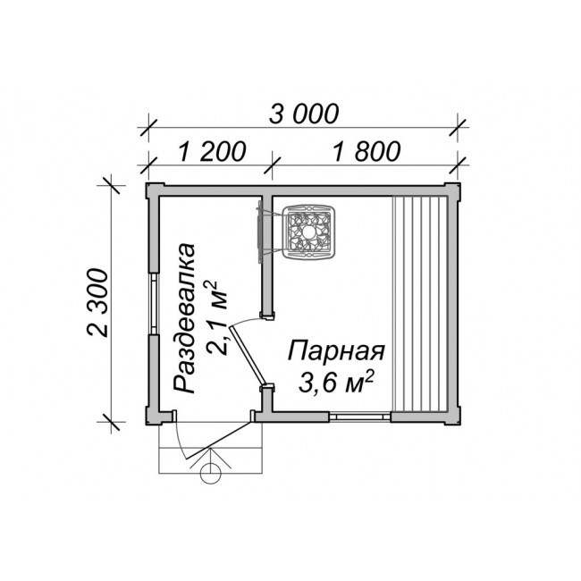 Мини баня для дачи проекты